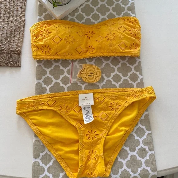 Kate spade yellow bikini sale